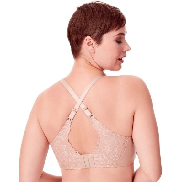 Bali 38C One Smooth U Dreamwire Shaping Underwire Bra DF6580 Nude Tan NWT - Picture 3 of 8